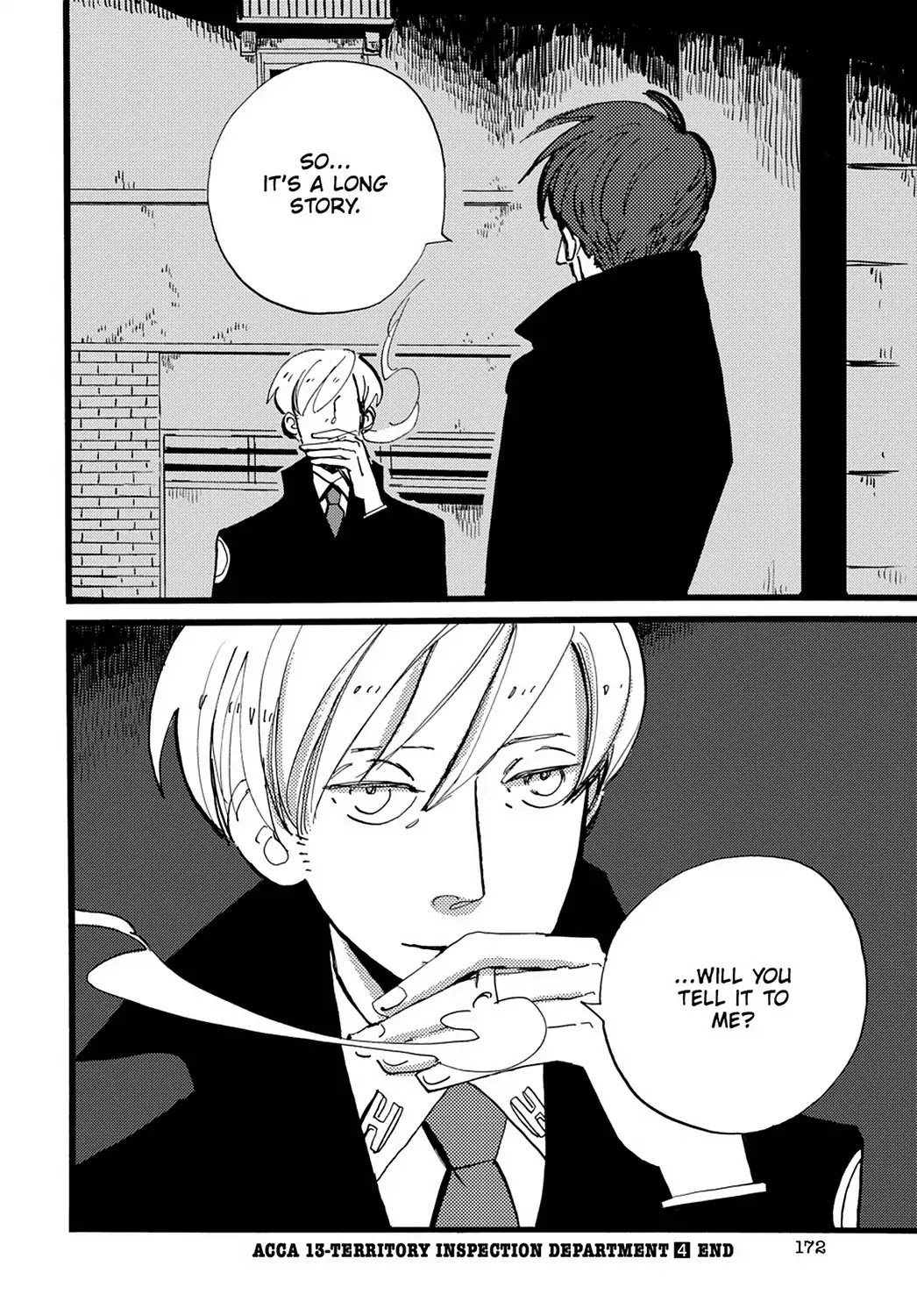 ACCA - 13-ku Kansatsuka Chapter 23 page 24 - Chapter 23: Two on the Bridge in Korore