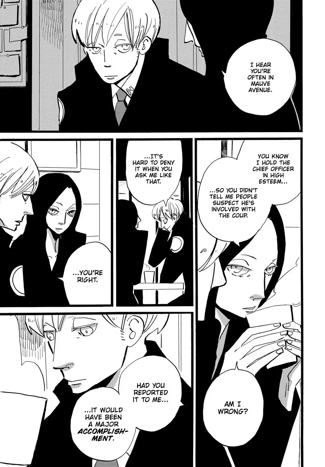 ACCA - 13-ku Kansatsuka Chapter 23 page 9 - Chapter 23: Two on the Bridge in Korore