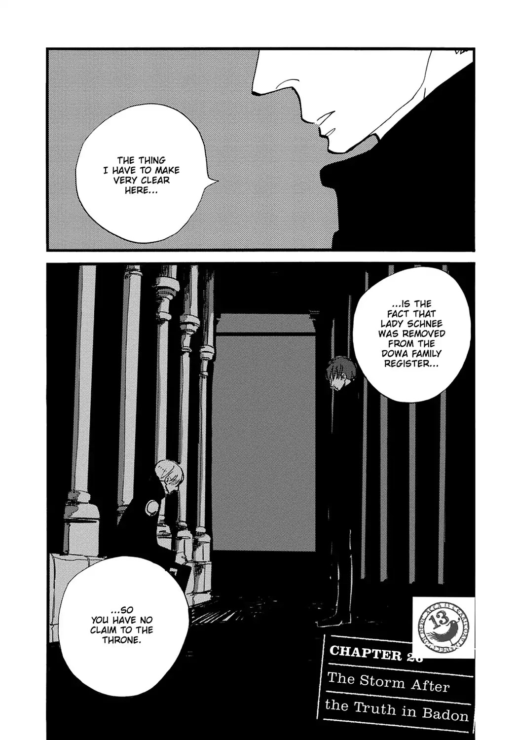 ACCA - 13-ku Kansatsuka Chapter 26 page 1 - Chapter 26: The Storm After the Truth in Badon