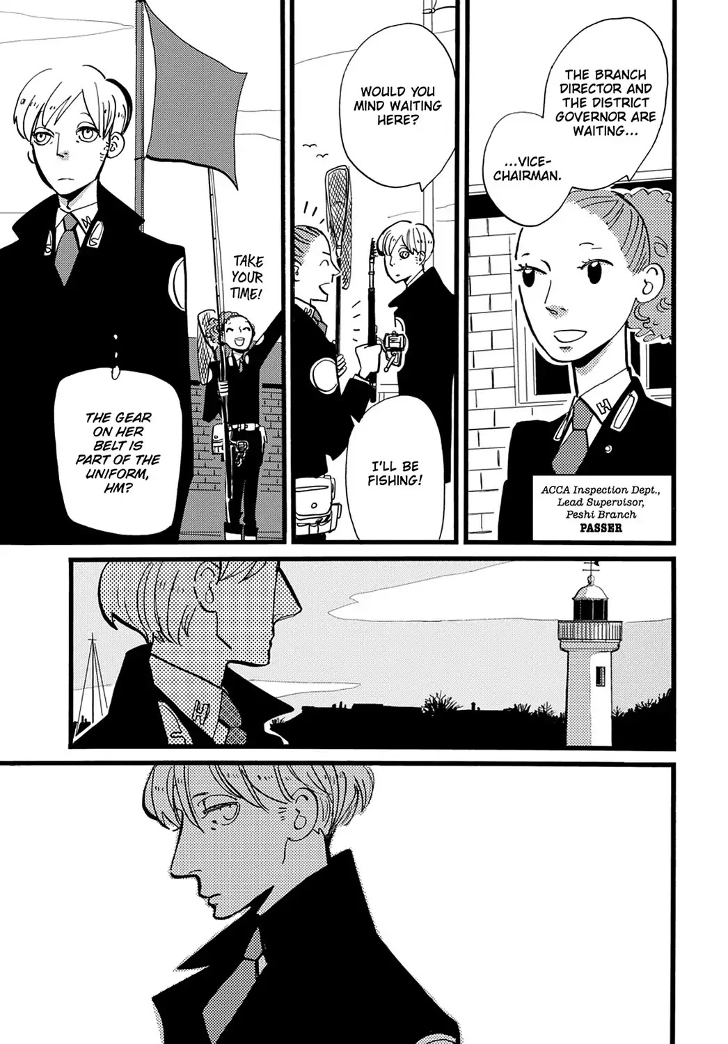 ACCA - 13-ku Kansatsuka Chapter 27 page 19 - Chapter 27: The Princess and Knight in Badon