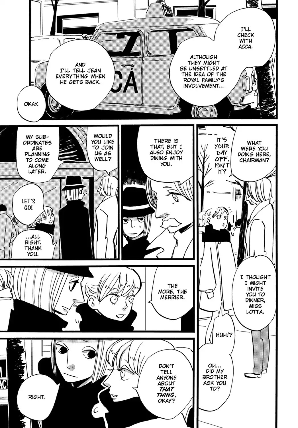 ACCA - 13-ku Kansatsuka Chapter 28 page 18 - Chapter 28: The Princess, the Knight, and the Gentleman in Badon