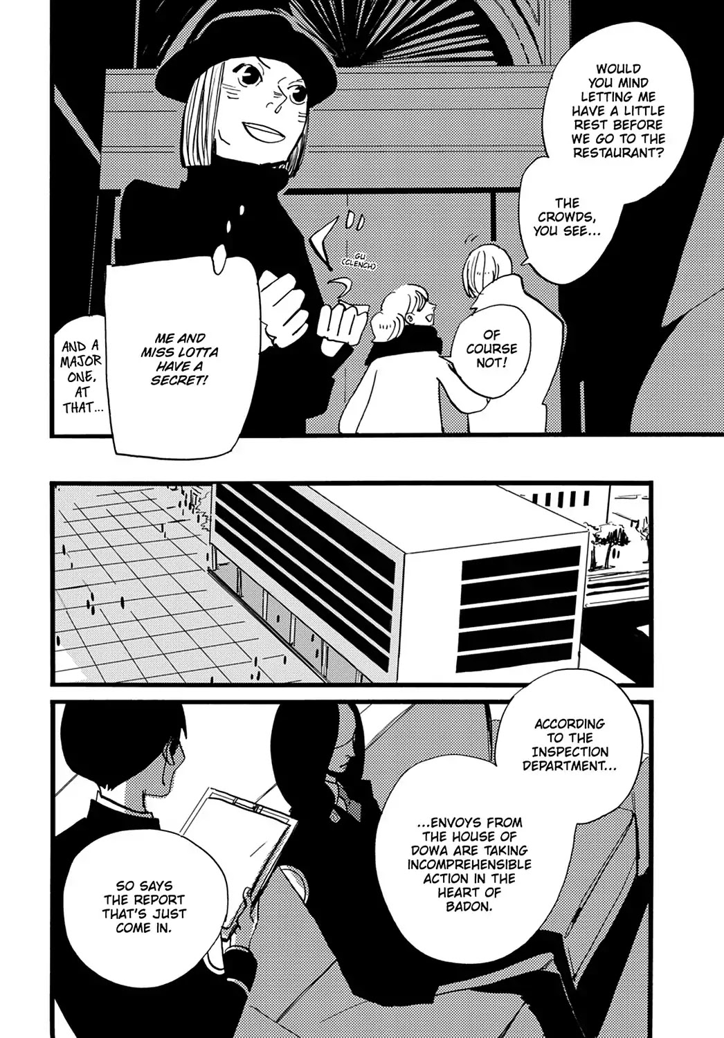 ACCA - 13-ku Kansatsuka Chapter 28 page 19 - Chapter 28: The Princess, the Knight, and the Gentleman in Badon