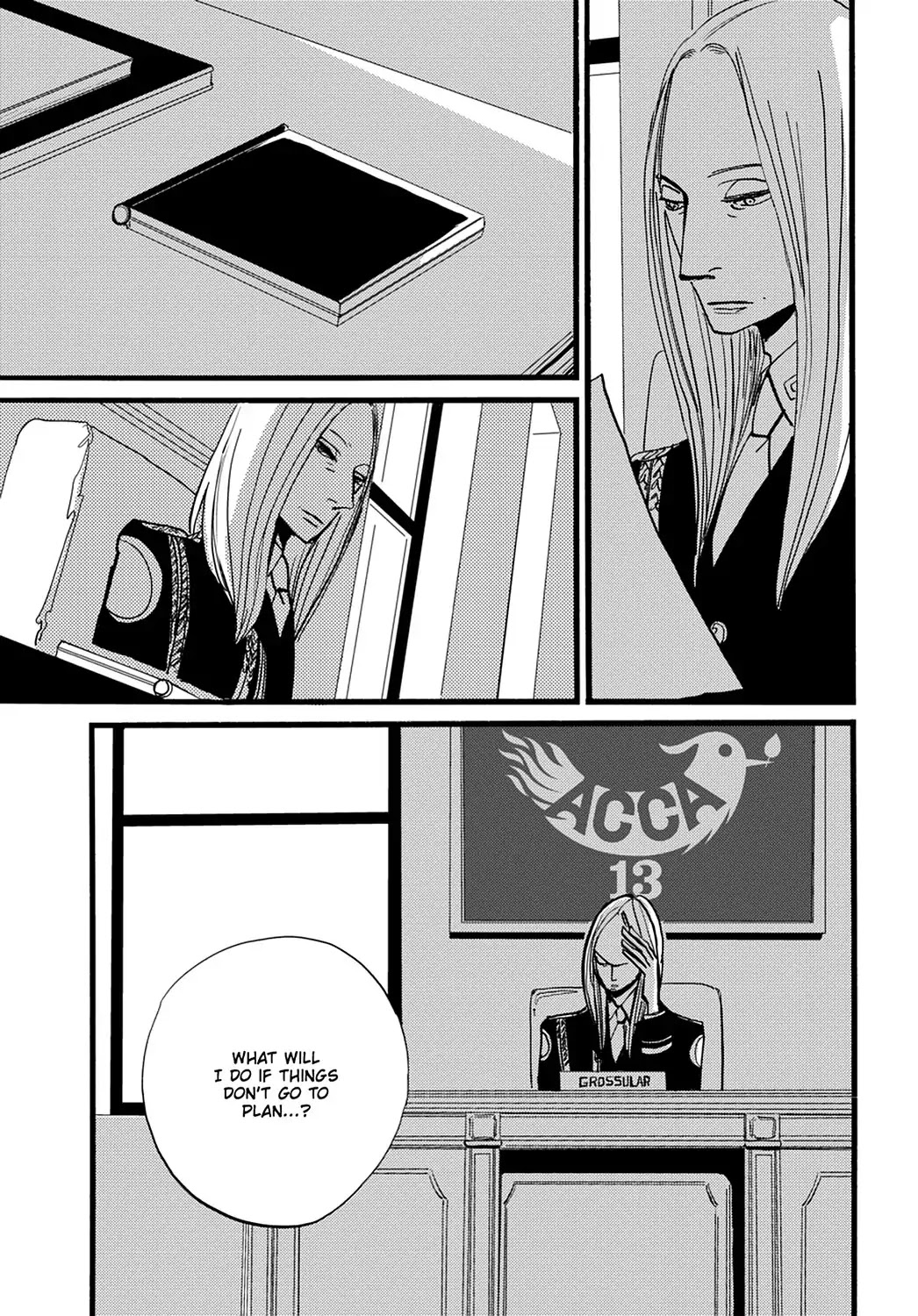 ACCA - 13-ku Kansatsuka Chapter 28 page 22 - Chapter 28: The Princess, the Knight, and the Gentleman in Badon