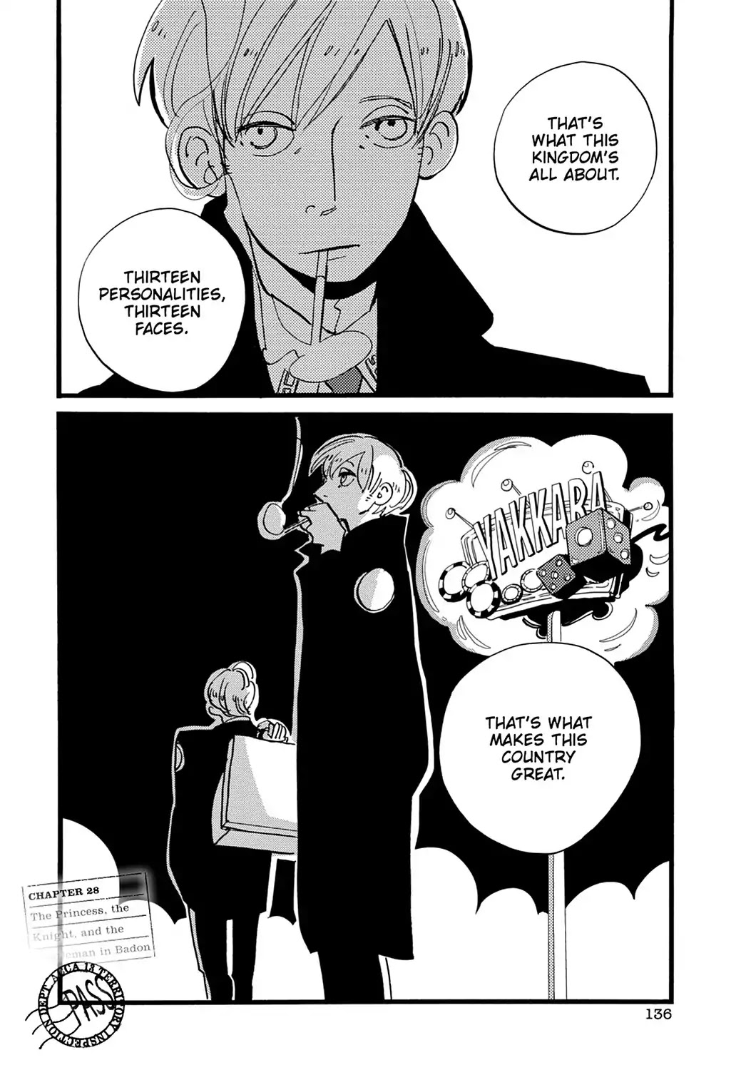 ACCA - 13-ku Kansatsuka Chapter 28 page 27 - Chapter 28: The Princess, the Knight, and the Gentleman in Badon