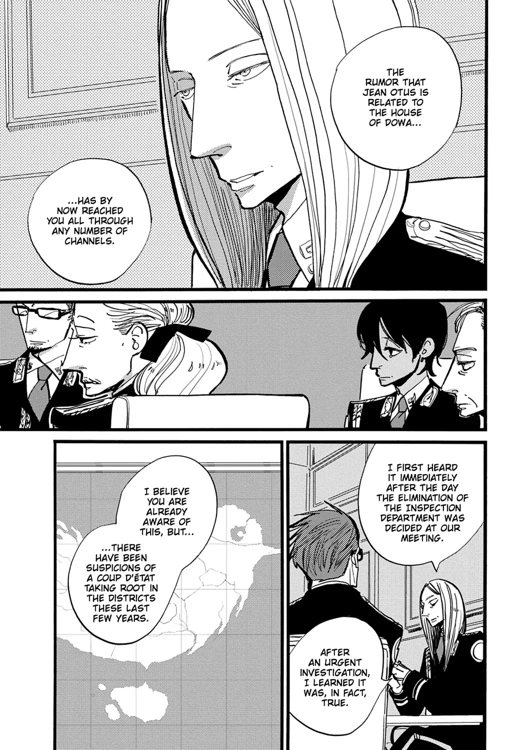 ACCA - 13-ku Kansatsuka Chapter 29 page 11 - Chapter 29: In Yakkara. the Card to Bet on Is ACCA's Future