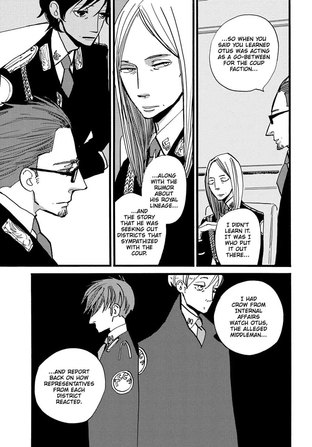 ACCA - 13-ku Kansatsuka Chapter 29 page 13 - Chapter 29: In Yakkara. the Card to Bet on Is ACCA's Future