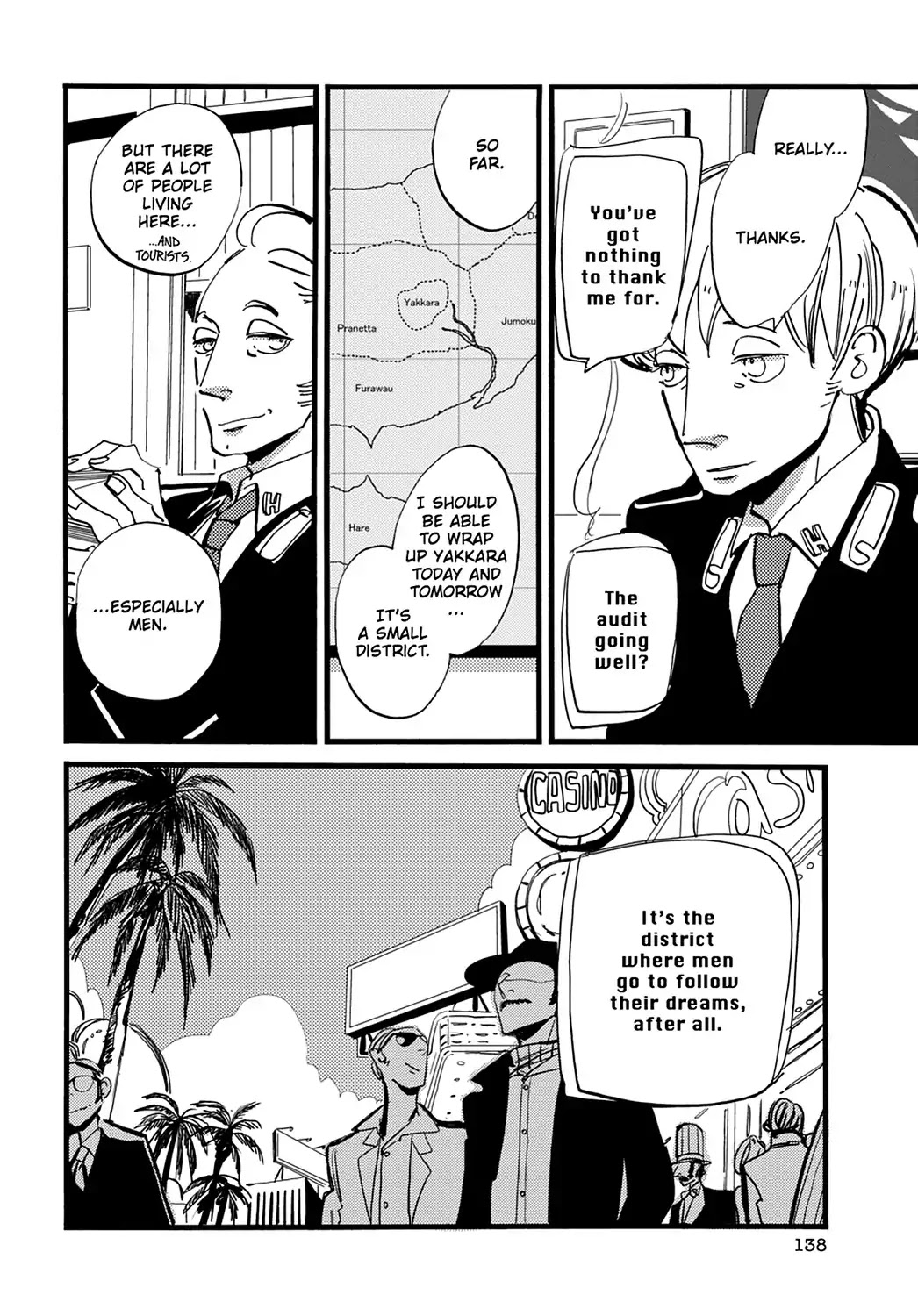 ACCA - 13-ku Kansatsuka Chapter 29 page 2 - Chapter 29: In Yakkara. the Card to Bet on Is ACCA's Future