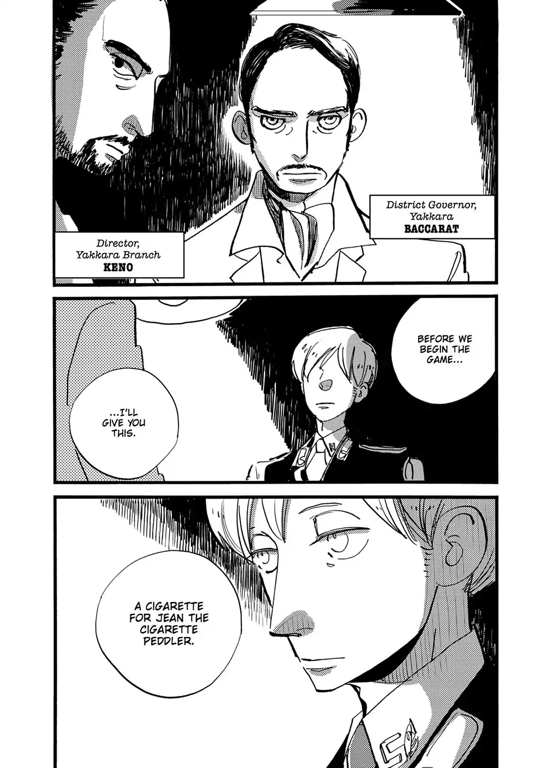 ACCA - 13-ku Kansatsuka Chapter 29 page 5 - Chapter 29: In Yakkara. the Card to Bet on Is ACCA's Future