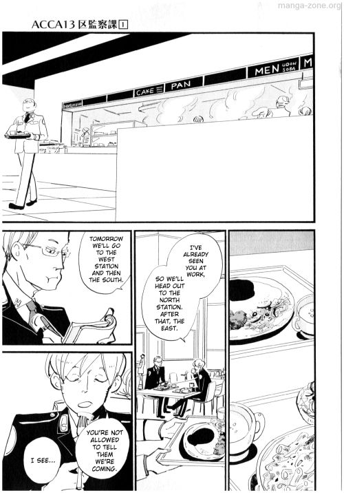 ACCA - 13-ku Kansatsuka Chapter 3 page 9 - Chapter 3 : A Detour to a Bakery in Bardon