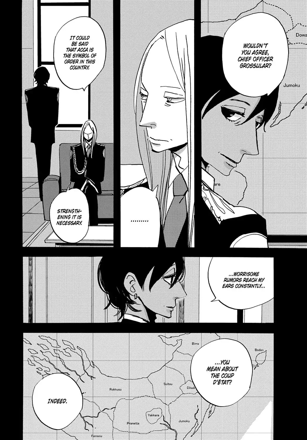 ACCA - 13-ku Kansatsuka Chapter 30 page 10 - Chapter 30: The Result of Aligned Ambitions in Badon