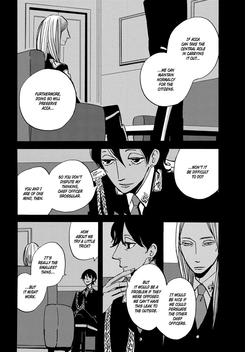 ACCA - 13-ku Kansatsuka Chapter 30 page 12 - Chapter 30: The Result of Aligned Ambitions in Badon