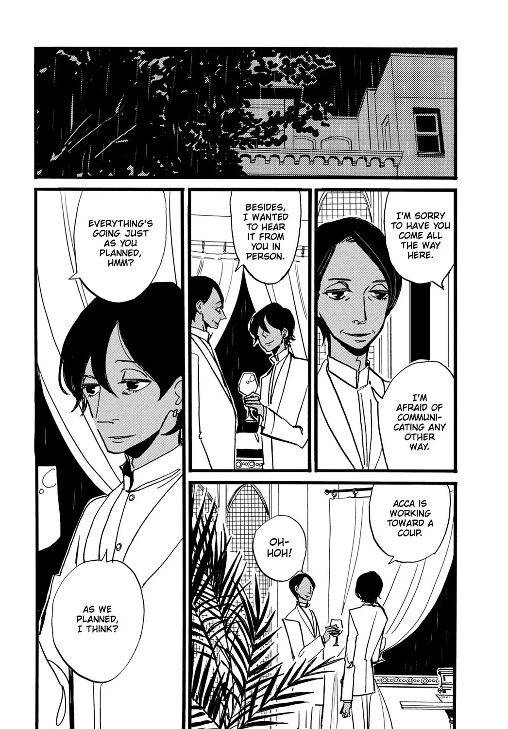 ACCA - 13-ku Kansatsuka Chapter 30 page 18 - Chapter 30: The Result of Aligned Ambitions in Badon