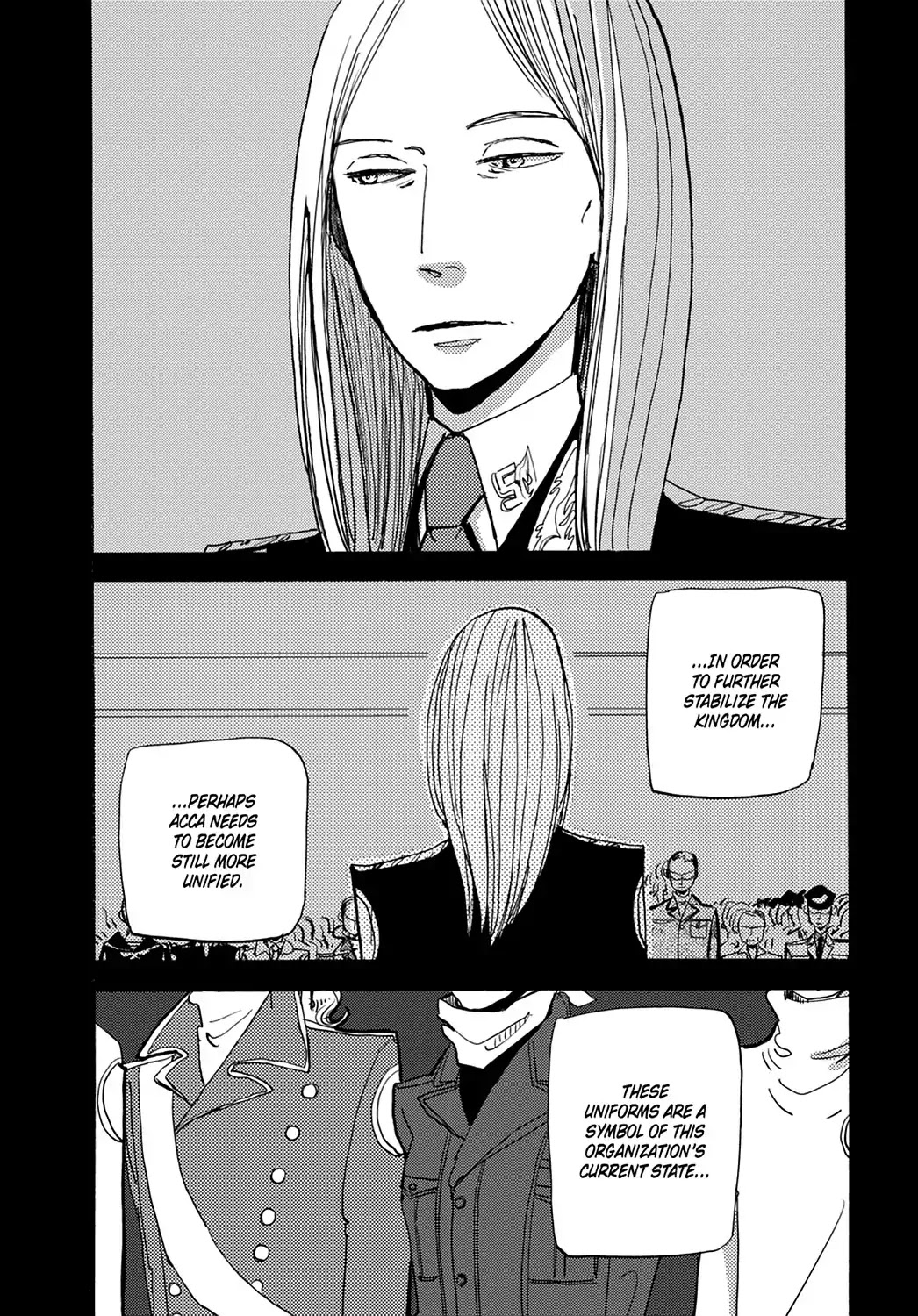 ACCA - 13-ku Kansatsuka Chapter 30 page 7 - Chapter 30: The Result of Aligned Ambitions in Badon