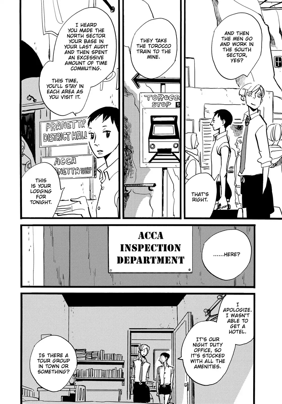 ACCA - 13-ku Kansatsuka Chapter 31 page 9 - Chapter 31: To Look Up at the Sky in Pranetta