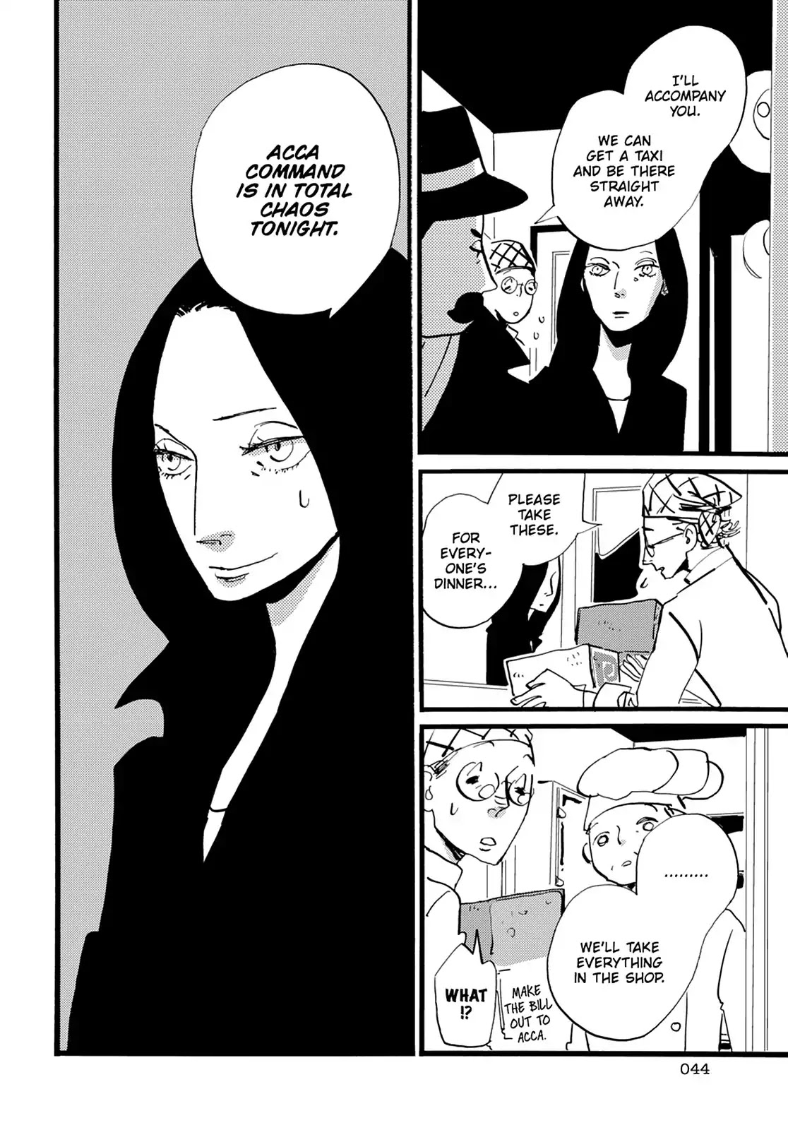 ACCA - 13-ku Kansatsuka Chapter 32 page 11 - Chapter 32: A Night of Hastening Schemes in Badon