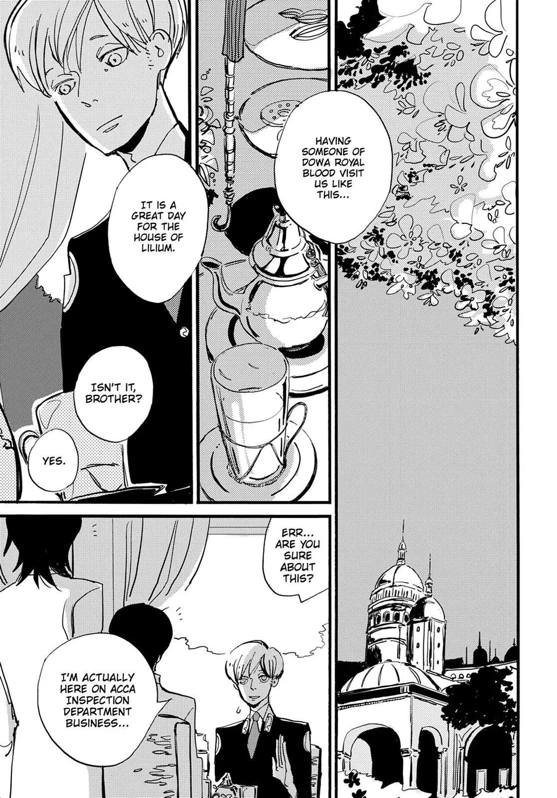 ACCA - 13-ku Kansatsuka Chapter 33 page 2 - Chapter 33: The Overwhelming Scent of Flowers in Furawau