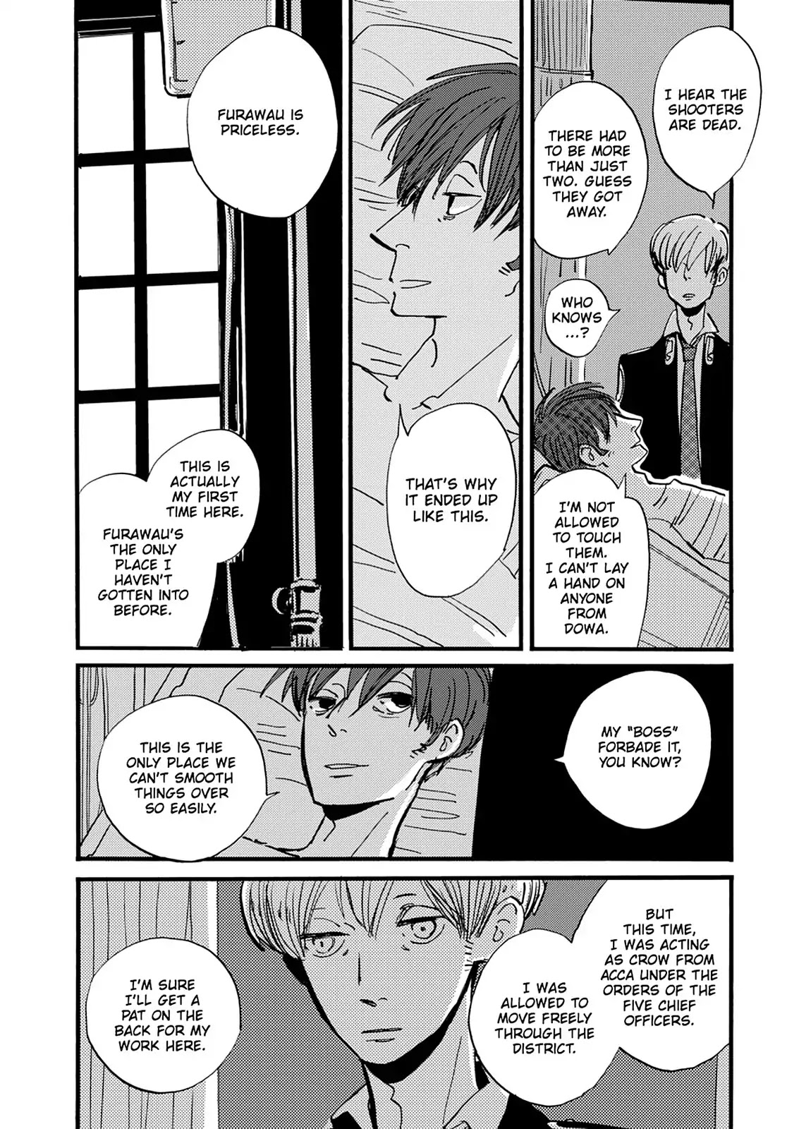 ACCA - 13-ku Kansatsuka Chapter 33 page 28 - Chapter 33: The Overwhelming Scent of Flowers in Furawau