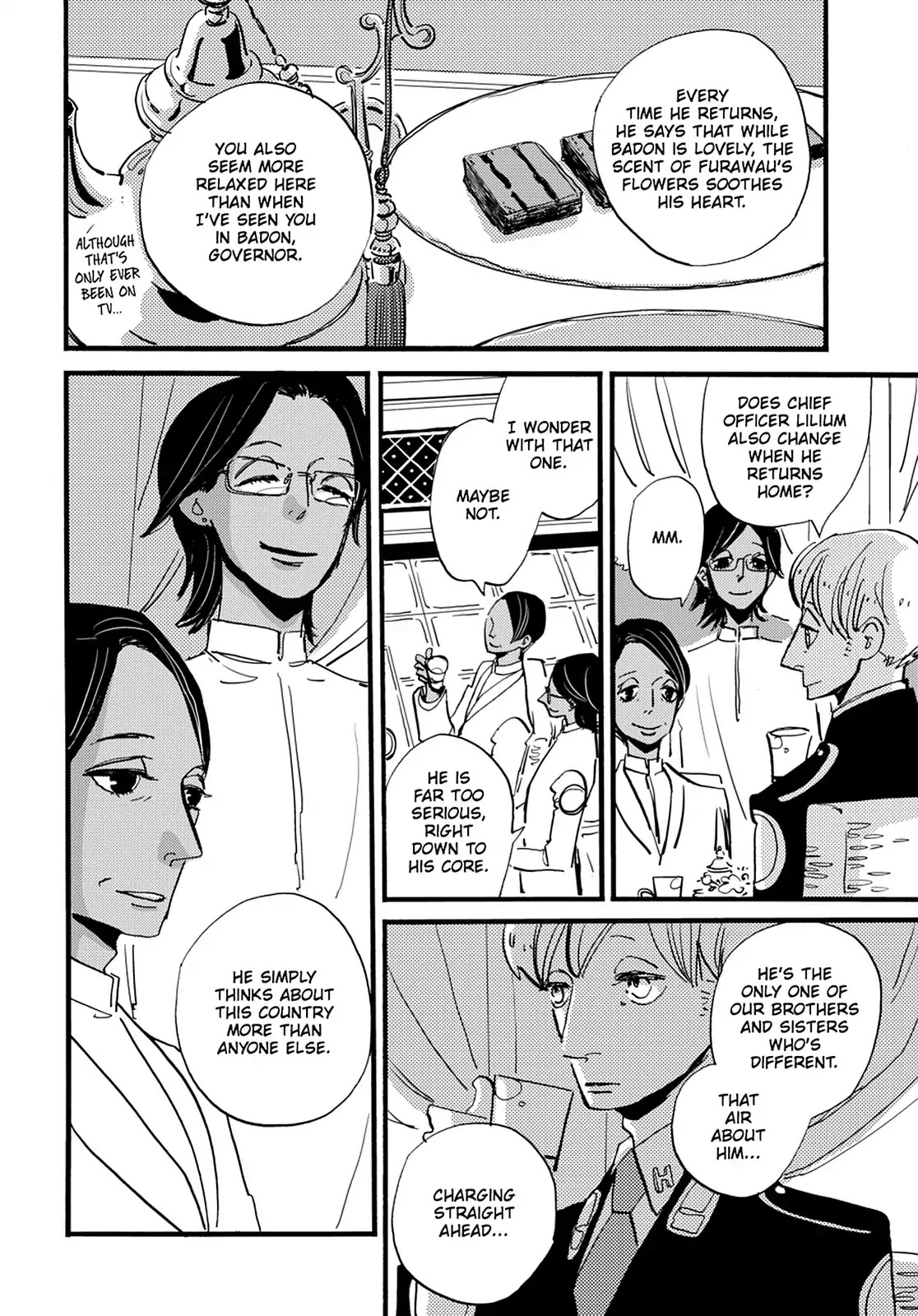 ACCA - 13-ku Kansatsuka Chapter 33 page 5 - Chapter 33: The Overwhelming Scent of Flowers in Furawau