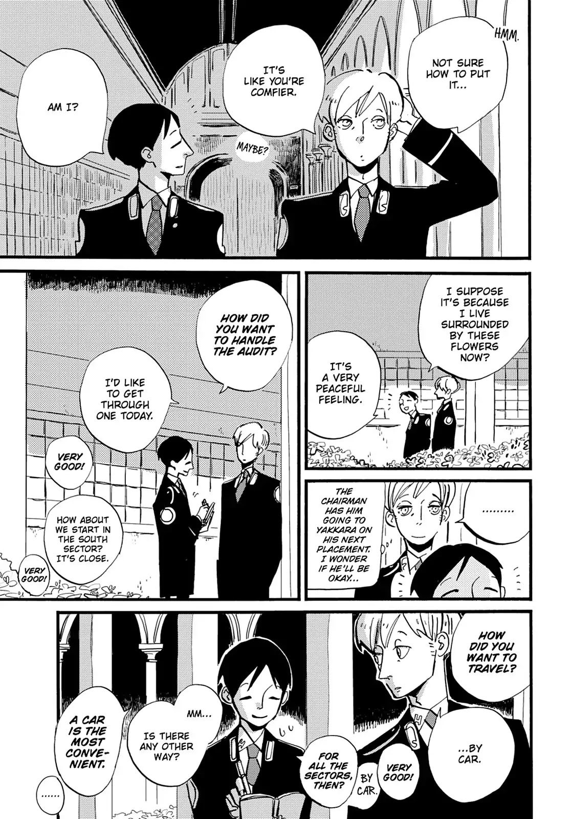 ACCA - 13-ku Kansatsuka Chapter 33 page 8 - Chapter 33: The Overwhelming Scent of Flowers in Furawau