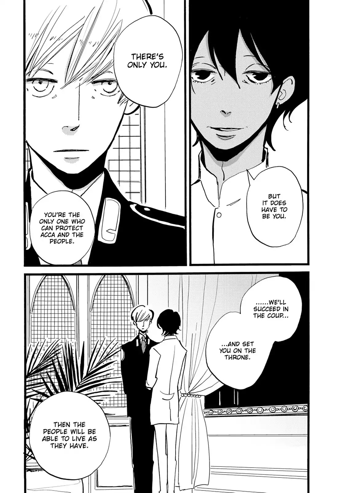 ACCA - 13-ku Kansatsuka Chapter 34 page 11 - Chapter 34: Thirteen Cigarettes Assembled in Badon