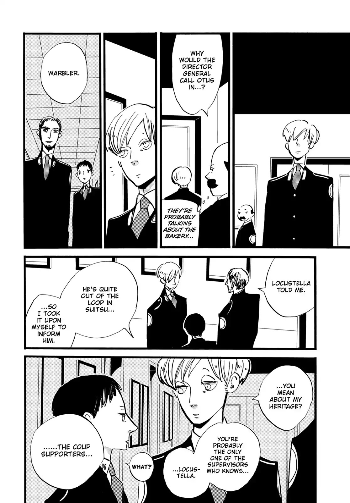 ACCA - 13-ku Kansatsuka Chapter 35 page 17 - Chapter 35: The Night Before, the Weight of True Intent in Badon