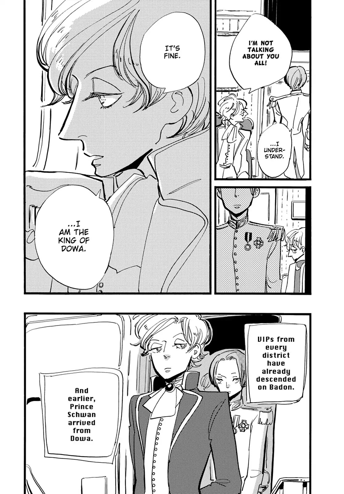 ACCA - 13-ku Kansatsuka Chapter 35 page 23 - Chapter 35: The Night Before, the Weight of True Intent in Badon