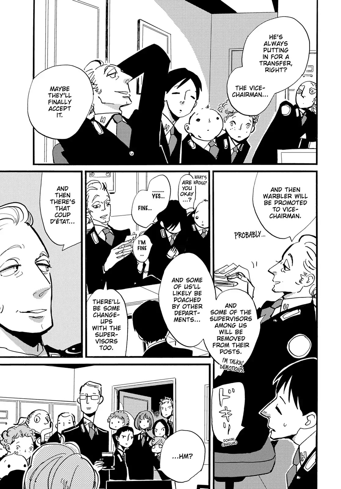 ACCA - 13-ku Kansatsuka Chapter 35 page 6 - Chapter 35: The Night Before, the Weight of True Intent in Badon