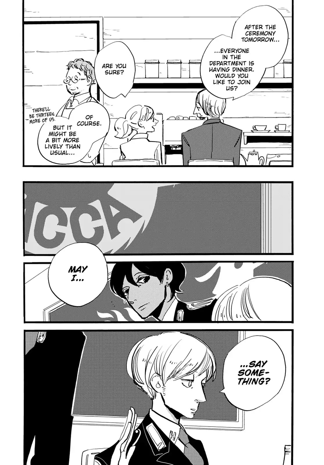 ACCA - 13-ku Kansatsuka Chapter 36 page 11 - Chapter 36: At the Zero Hour, "For the Sake of the Nation" in Badon