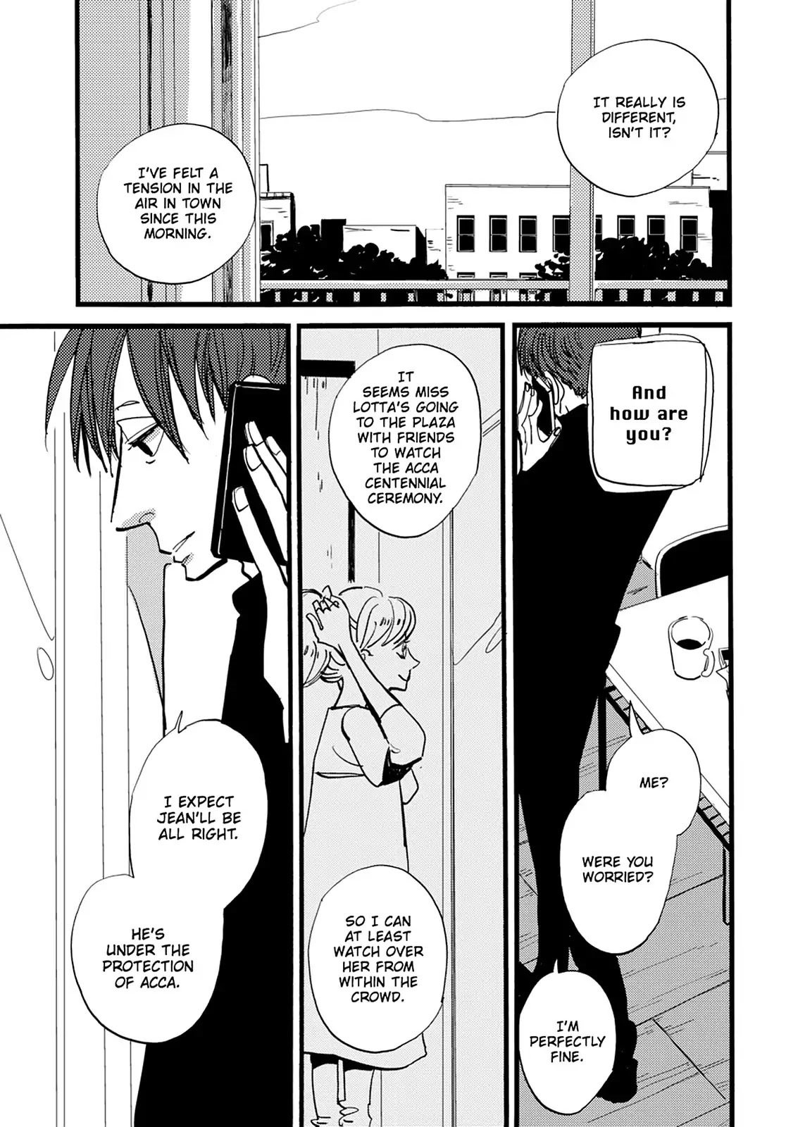 ACCA - 13-ku Kansatsuka Chapter 36 page 20 - Chapter 36: At the Zero Hour, "For the Sake of the Nation" in Badon