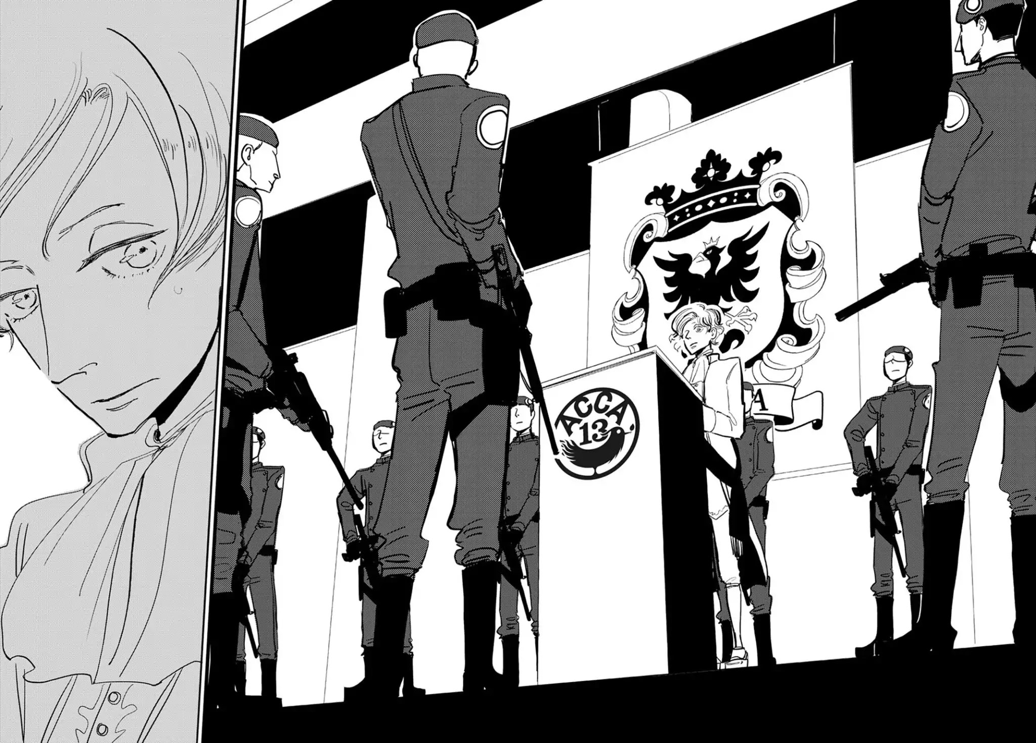 ACCA - 13-ku Kansatsuka Chapter 36 page 31 - Chapter 36: At the Zero Hour, "For the Sake of the Nation" in Badon
