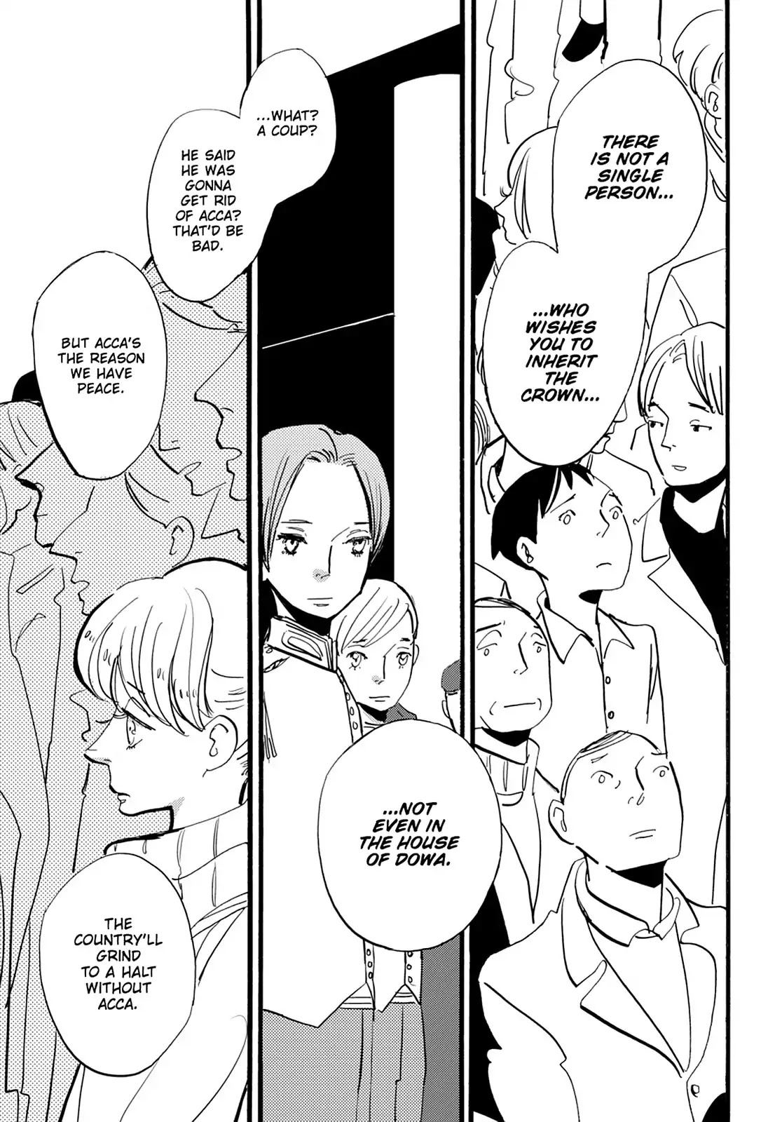 ACCA - 13-ku Kansatsuka Chapter 36 page 35 - Chapter 36: At the Zero Hour, "For the Sake of the Nation" in Badon