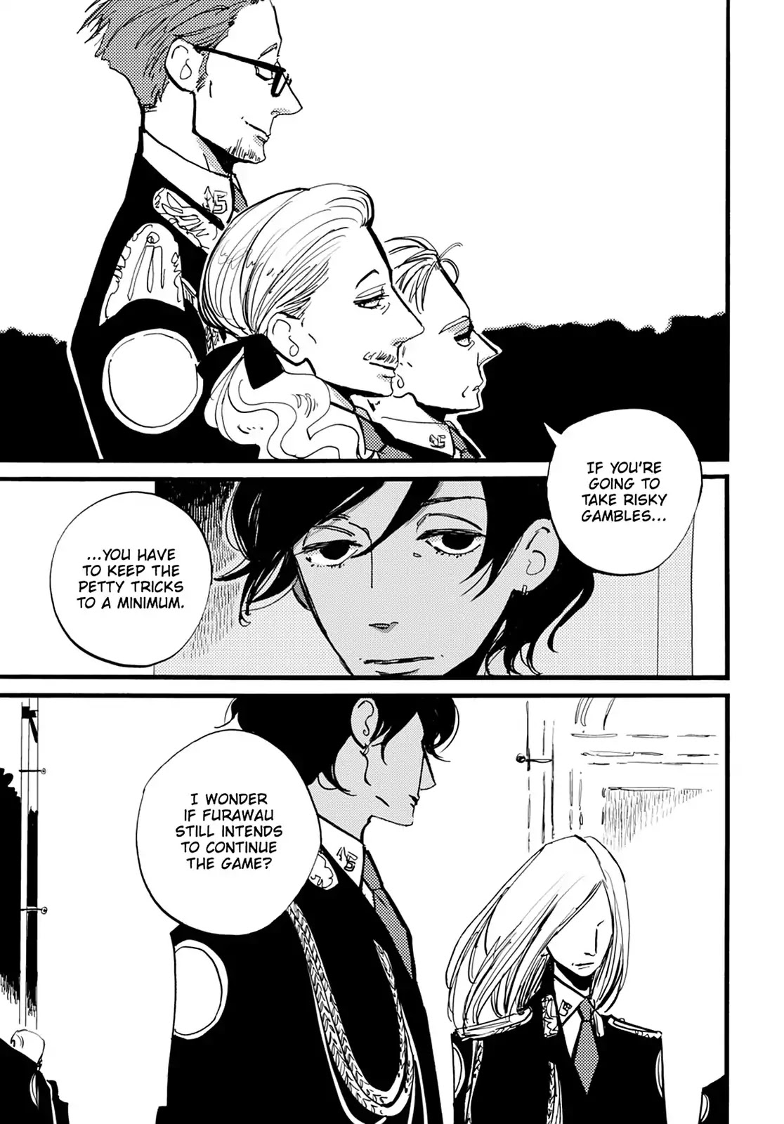 ACCA - 13-ku Kansatsuka Chapter 37 page 14 - Vol.6 Final Chapter: The Day the Bird of ACCA Spreads Its Wings [END]