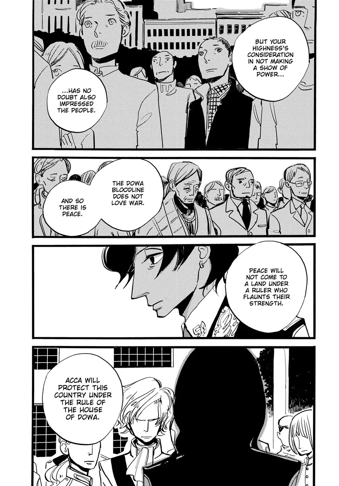 ACCA - 13-ku Kansatsuka Chapter 37 page 8 - Vol.6 Final Chapter: The Day the Bird of ACCA Spreads Its Wings [END]