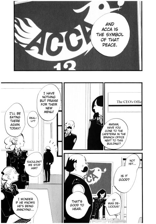 ACCA - 13-ku Kansatsuka Chapter 4 page 8 - Chapter 4 : With a Lighter Thief in Bardon