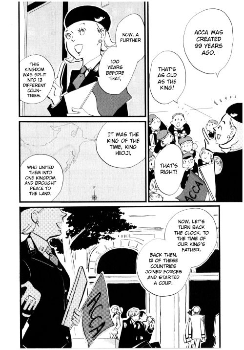 ACCA - 13-ku Kansatsuka Chapter 5 page 3 - Chapter 5 : A Mysterious Smoker in Bardon