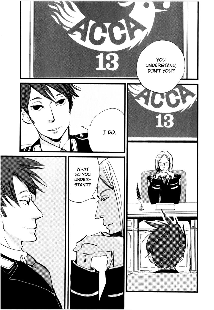 ACCA - 13-ku Kansatsuka Chapter 6 page 5 - Chapter 6 : A Faceful of Strawberries at Jeumoc