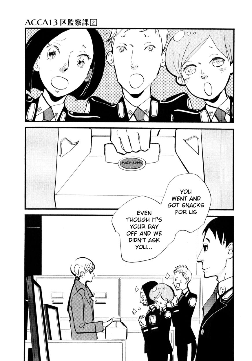 ACCA - 13-ku Kansatsuka Chapter 8 page 2 - Chapter 8 : A Sober Night in Bardon