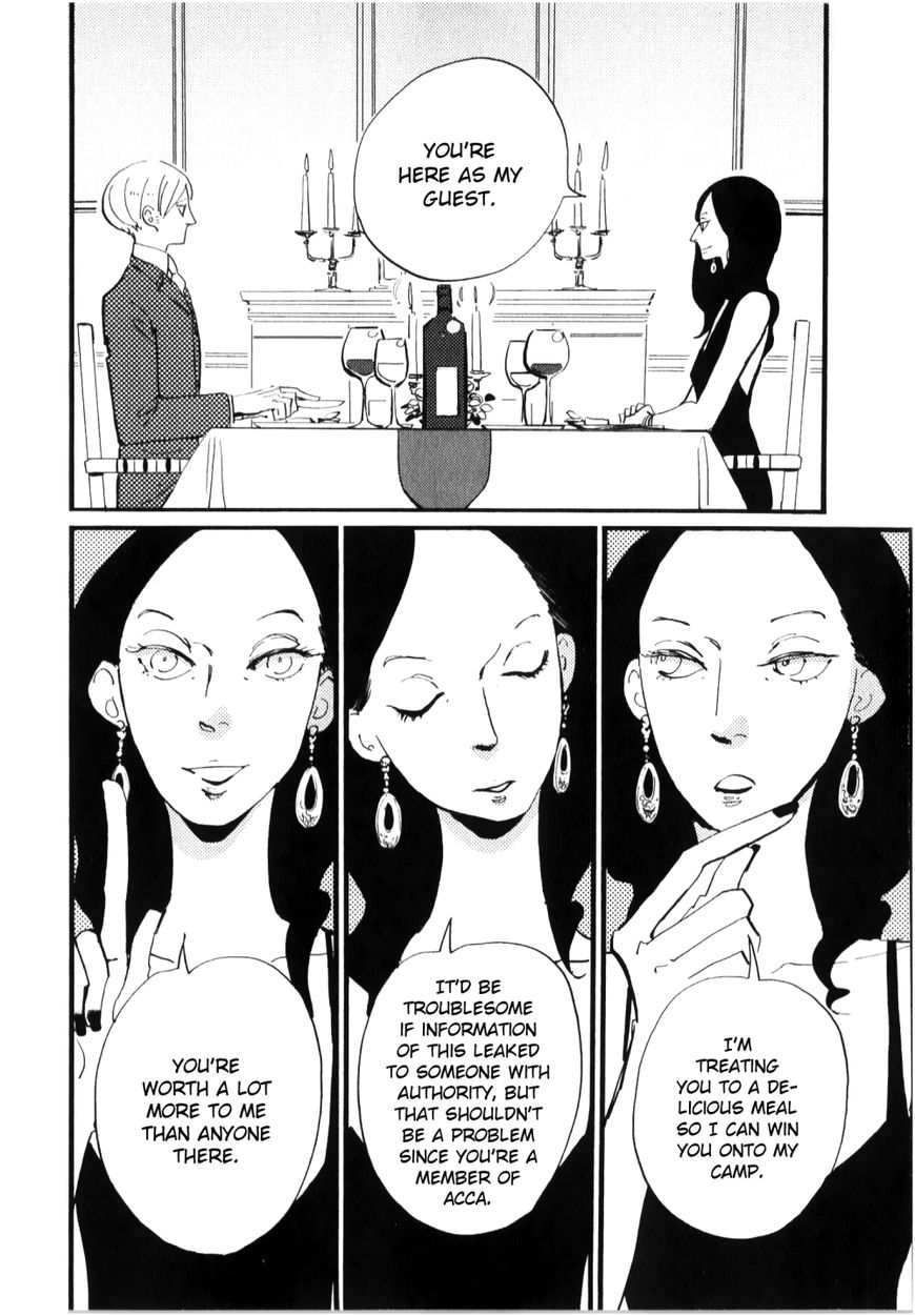 ACCA - 13-ku Kansatsuka Chapter 8 page 23 - Chapter 8 : A Sober Night in Bardon
