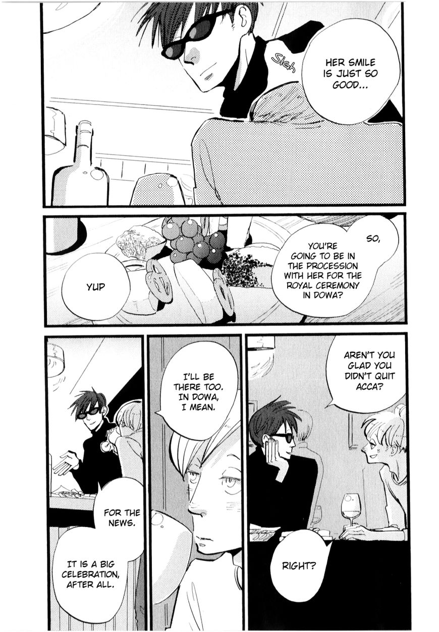 ACCA - 13-ku Kansatsuka Chapter 9 page 22 - Chapter 9 : A Wine Glass Exchanged in Bardon