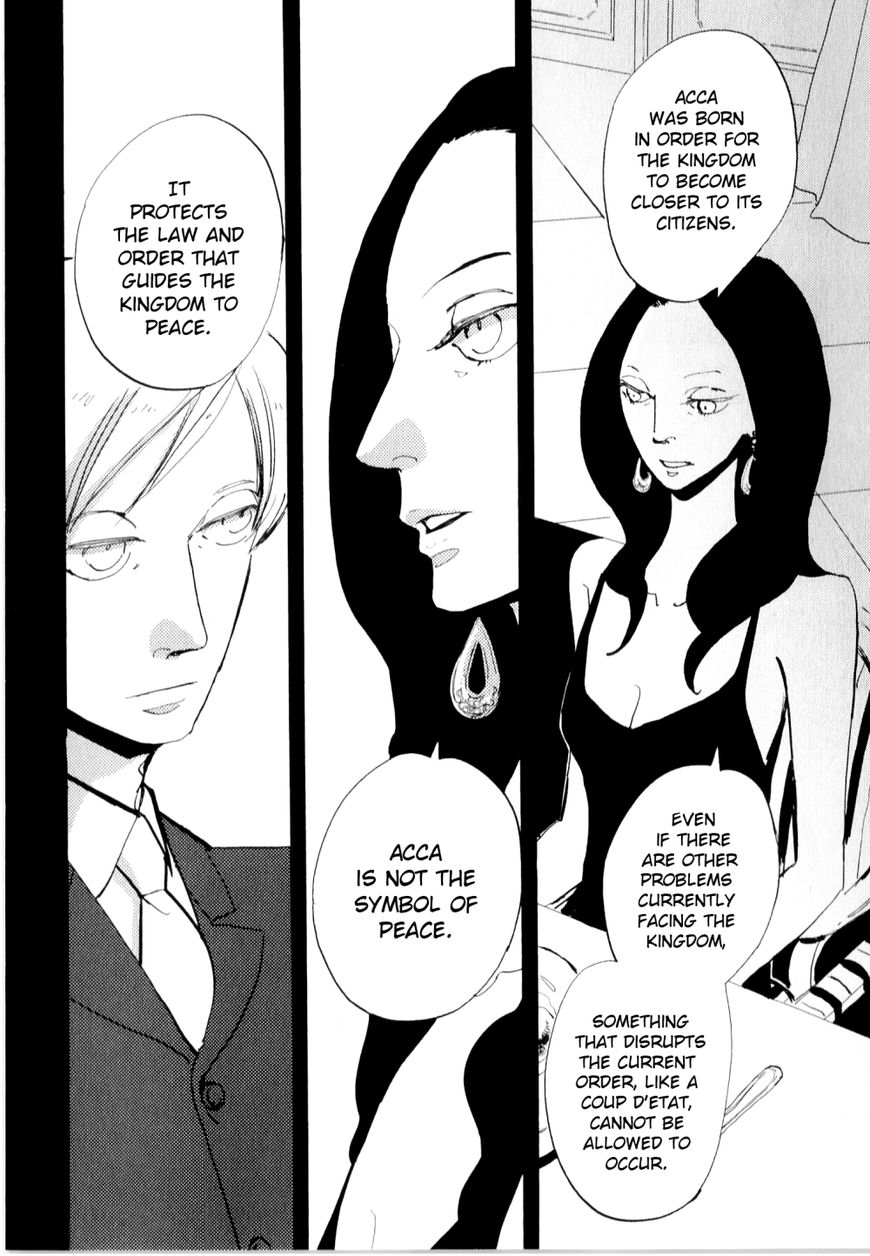ACCA - 13-ku Kansatsuka Chapter 9 page 9 - Chapter 9 : A Wine Glass Exchanged in Bardon