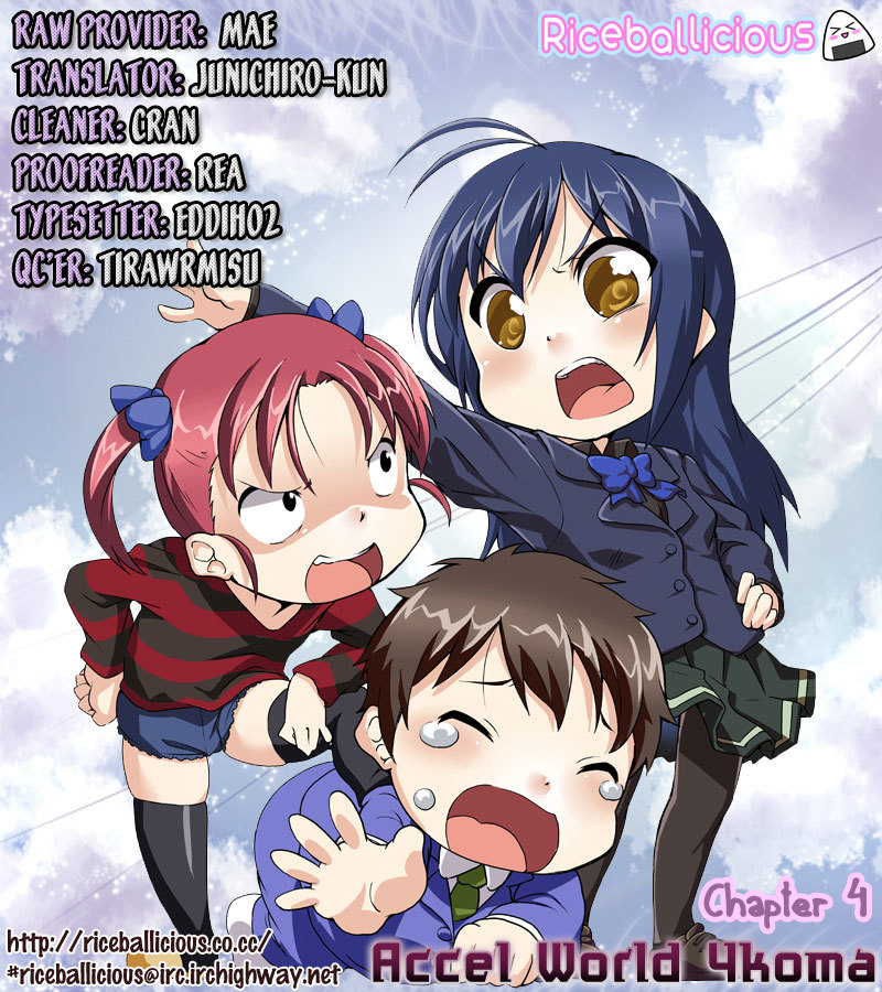 Accel World 4Koma Chapter 4 page 19 - Chapter 4
