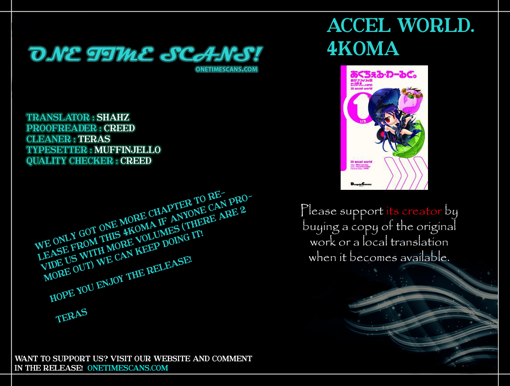 Accel World 4Koma Chapter 6 page 1 - Chapter 6