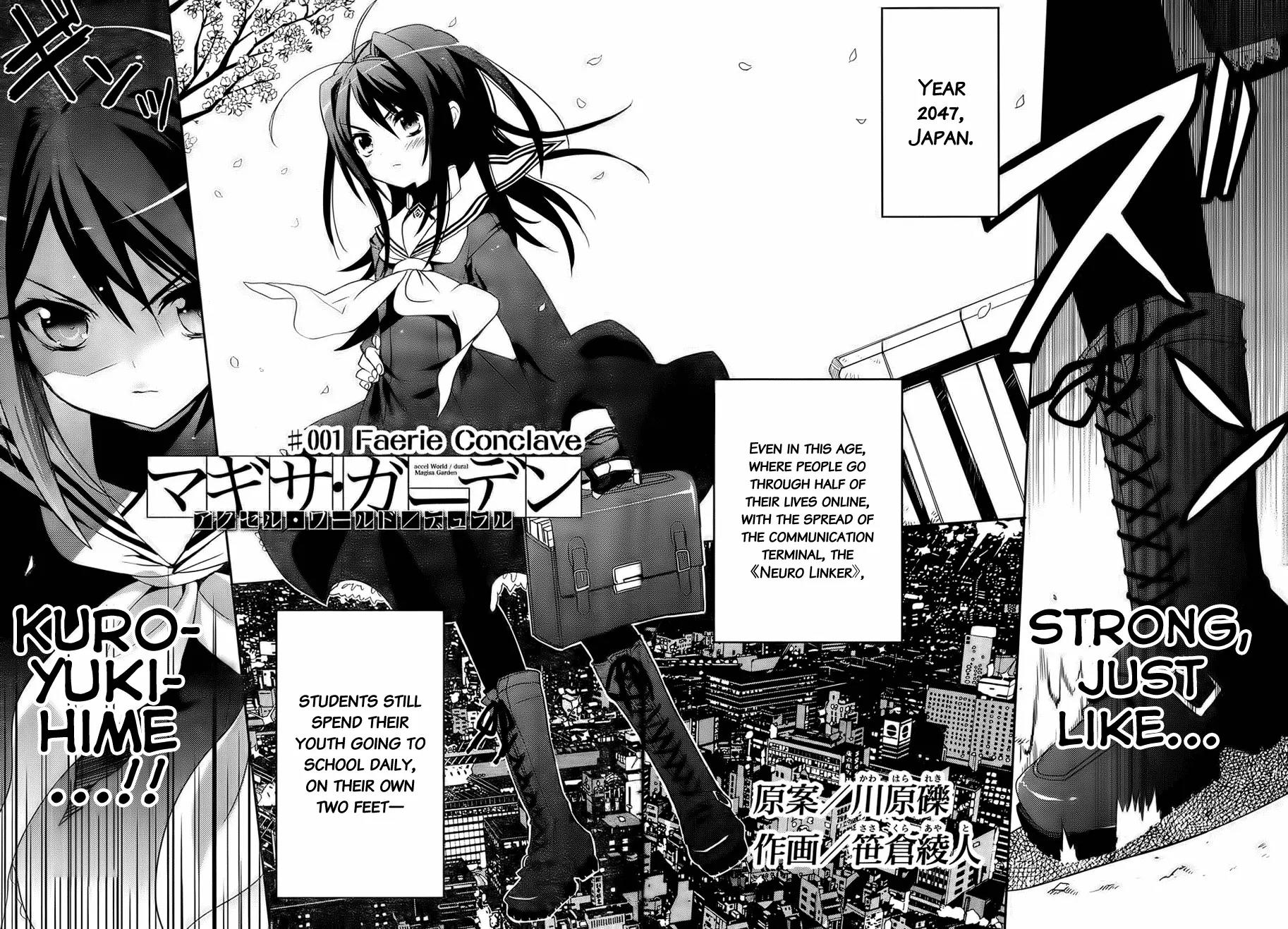Accel World / Dural - Magisa Garden Chapter 1 page 4 - Chapter 1