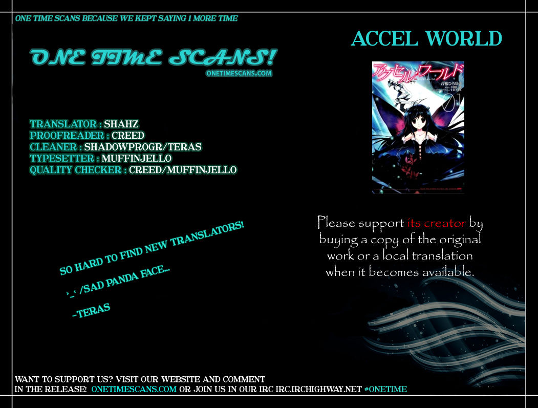 Accel World Chapter 20 page 1 - Chapter 20
