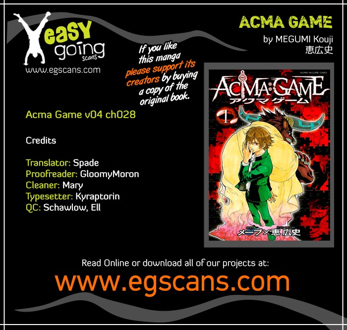 Acma:Game Chapter 28 page 1 - Chapter 28: Resolution