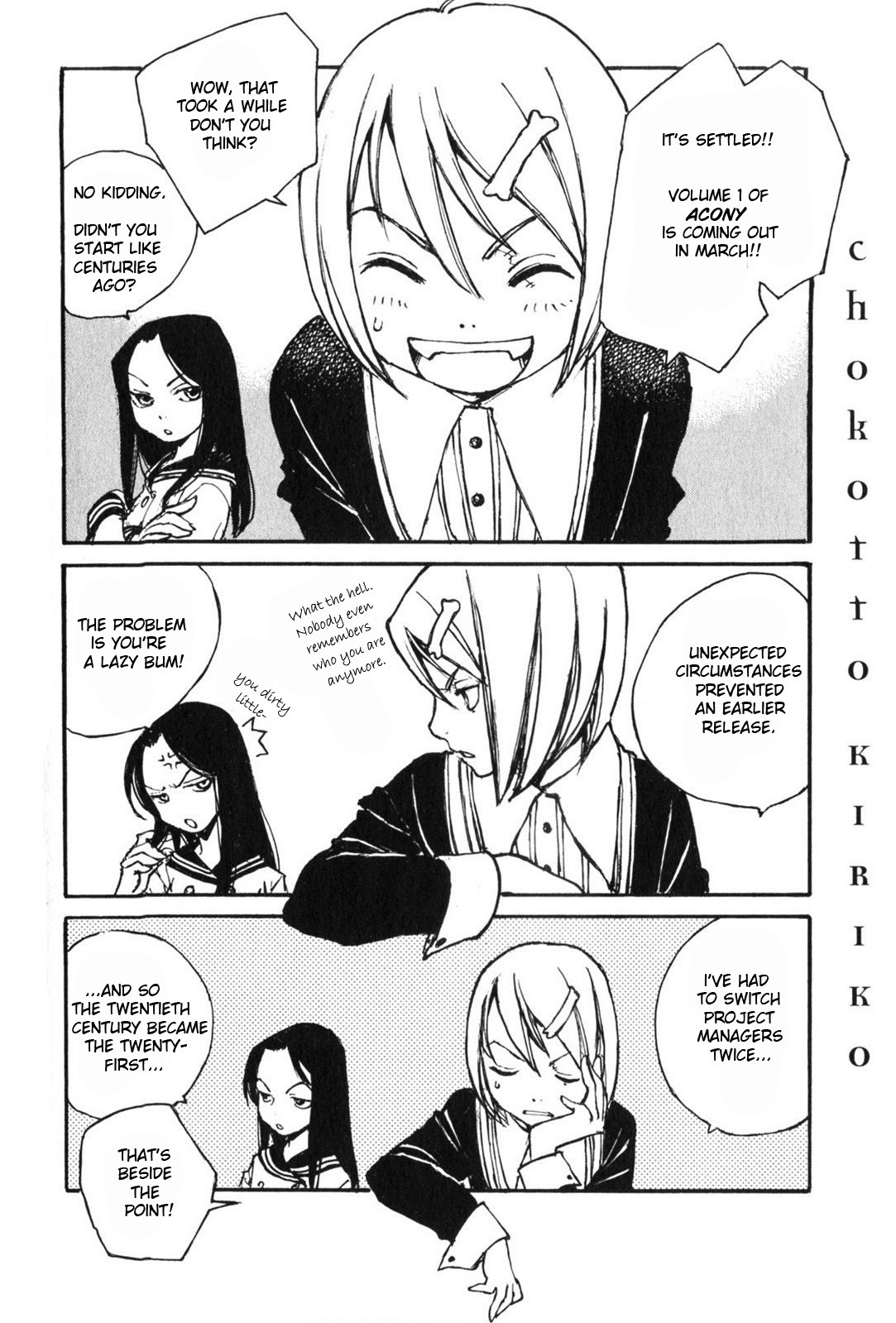 Acony Chapter 15.5 page 4 - Chapter 15.5: Omake