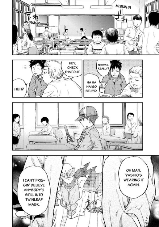 Action Kamen Chapter 1 page 10 - Chapter 1 : The Fist That Does Not Fight