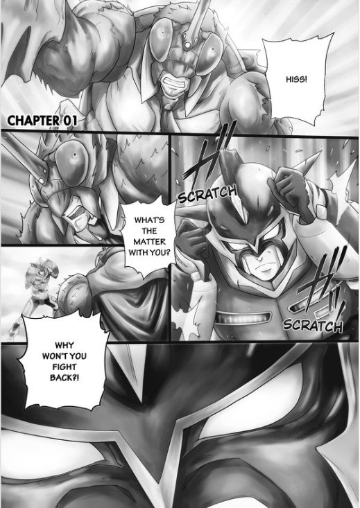 Action Kamen Chapter 1 page 2 - Chapter 1 : The Fist That Does Not Fight