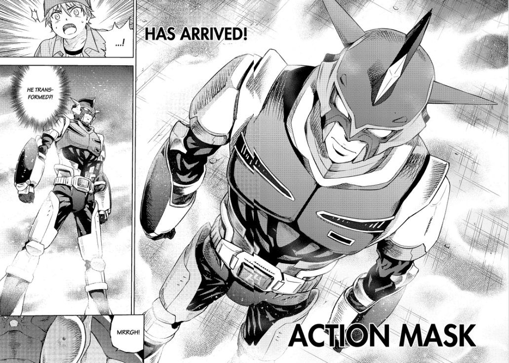 Action Kamen Chapter 1 page 32 - Chapter 1 : The Fist That Does Not Fight