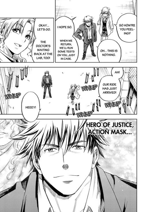 Action Kamen Chapter 1 page 63 - Chapter 1 : The Fist That Does Not Fight